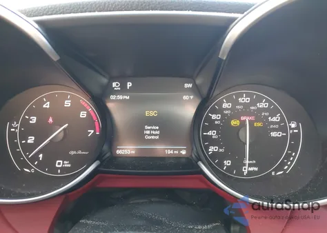 2019 Alfa Romeo Giulia Rwd z USA, uszkodzony, nr VIN ZARFAMAN8K7622693